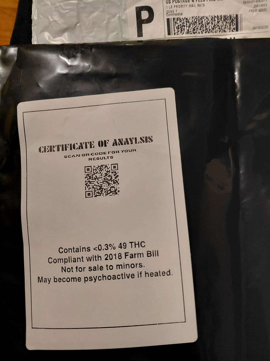 Customer photo review of Purple Trainwreck - Indoor - 4 Grams - Sativa