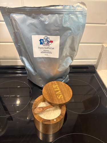 Customer photo review of Hand Harvested / Organic Qualified Salt