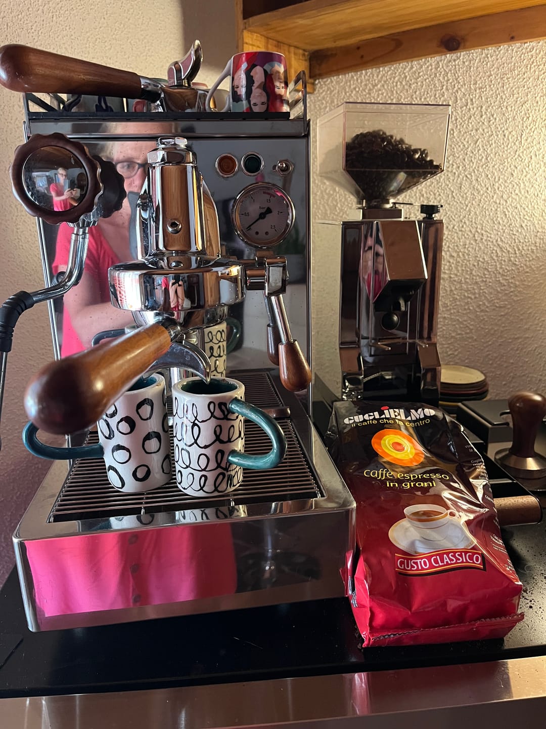 Customer photo review of Guglielmo Espresso Classico 1kg Bohnen