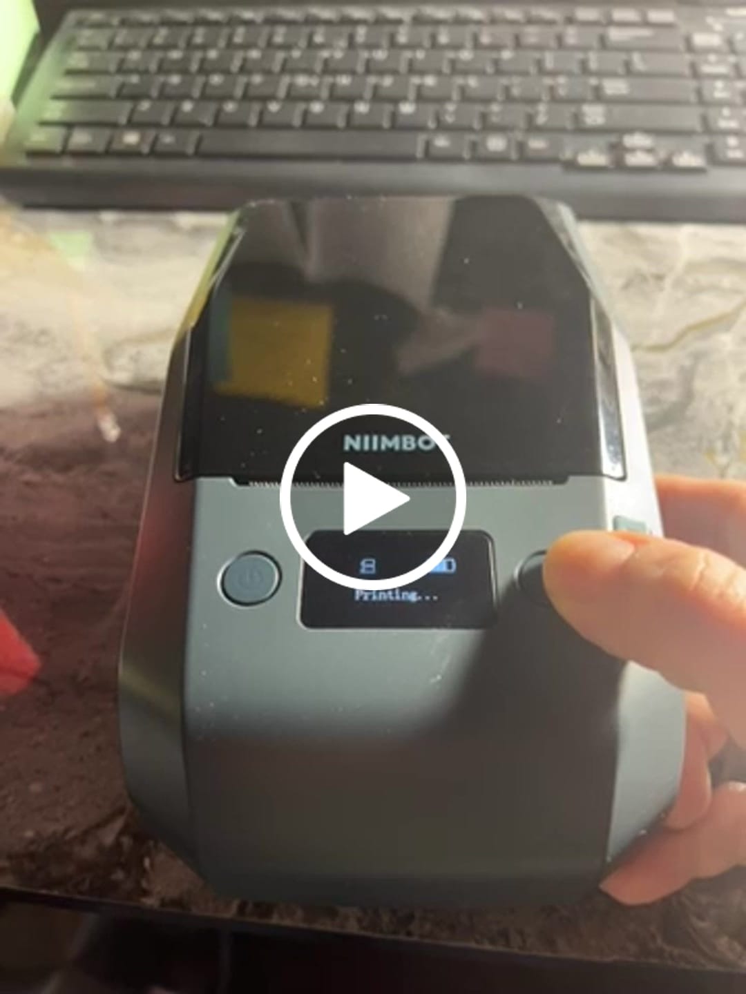 Customer video review of Thermal Transfer Label Printer Labels for M2, M3