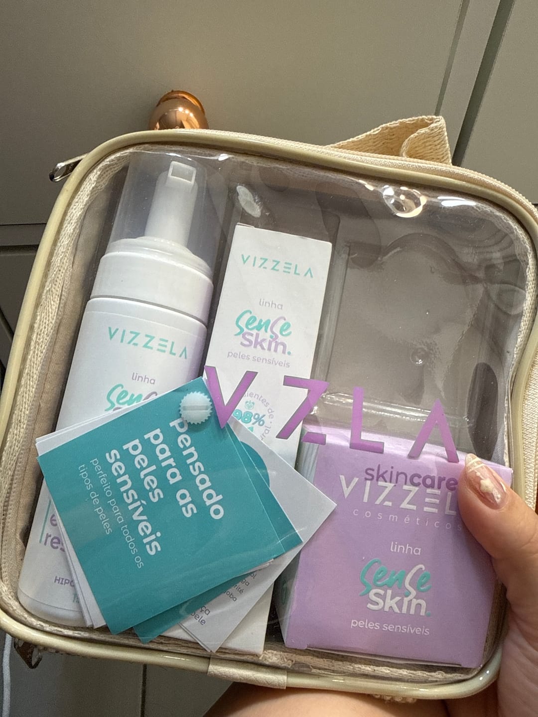 Customer photo review of Kit Linha Sense Skin Peles Sensíveis