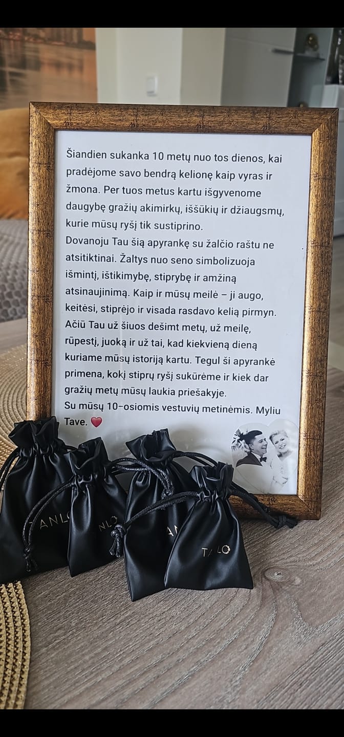 Customer photo review of Titano žiedas "Žalčio juosta"