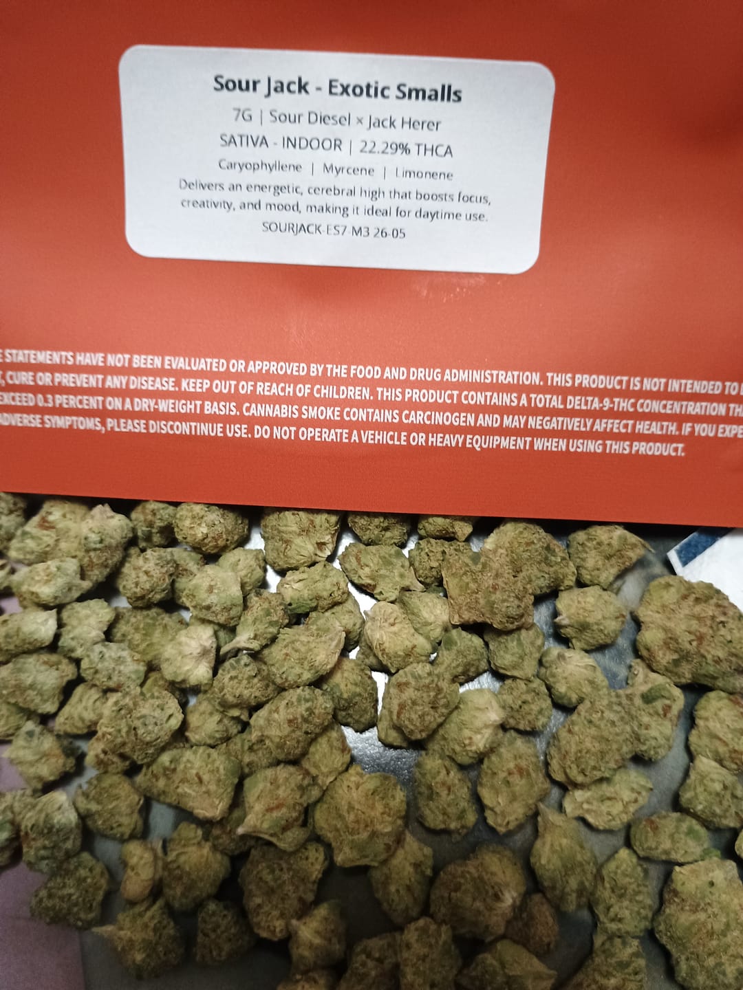 Customer photo review of Sour Jack - Exotic Smalls