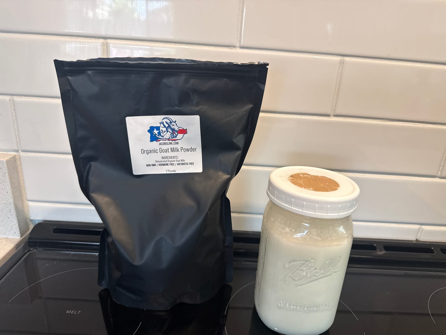 Customer photo review of Organic Goat Milk Powder