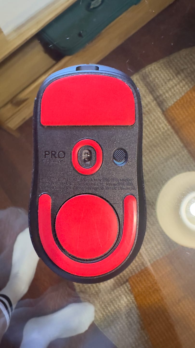 Customer photo review of X-Raypad Obsidian Ultra Mouse Skates