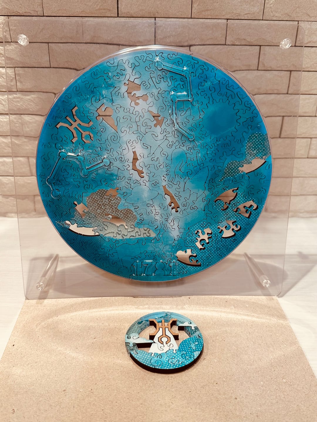 Customer photo review of 【６月入庫分予約】宇宙の破片 URANUS 天王星と専用フレームセット