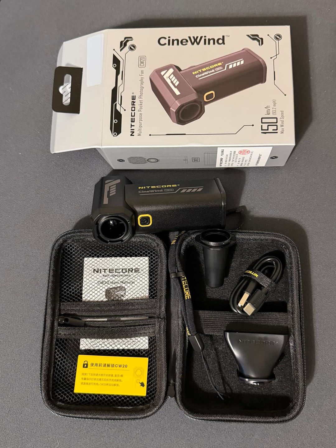 Customer photo review of CW20 - Handheld Turbo Fan (150km/h)