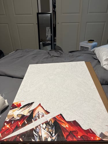 Customer photo review of 80 Color Custom Paint by Numbers