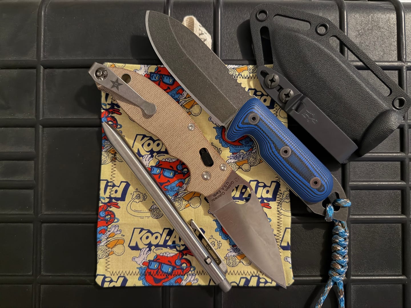 Customer photo review of Lone Star Knife Lanyard – Handmade Utility & Style