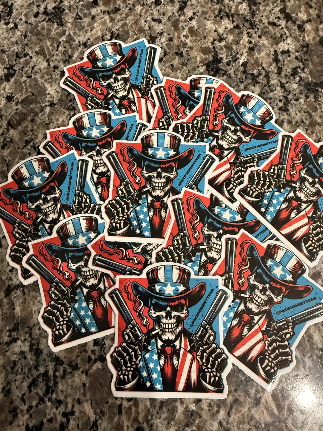 Customer photo review of 3" Vinyl Stickers (50 Pack)