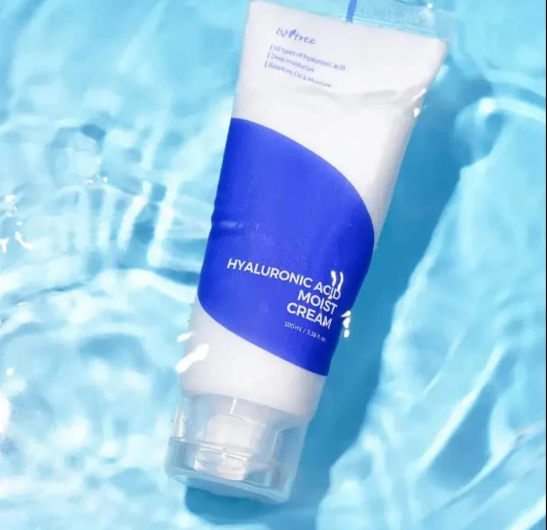 Customer photo review of Krēms dziļai ādas mitrināšanai ar hialuronskābe IsNtree Hyaluronic Acid Moist Cream
