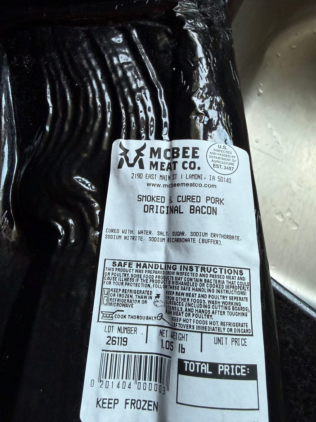 Customer photo review of Maple Brown Sugar Bacon
