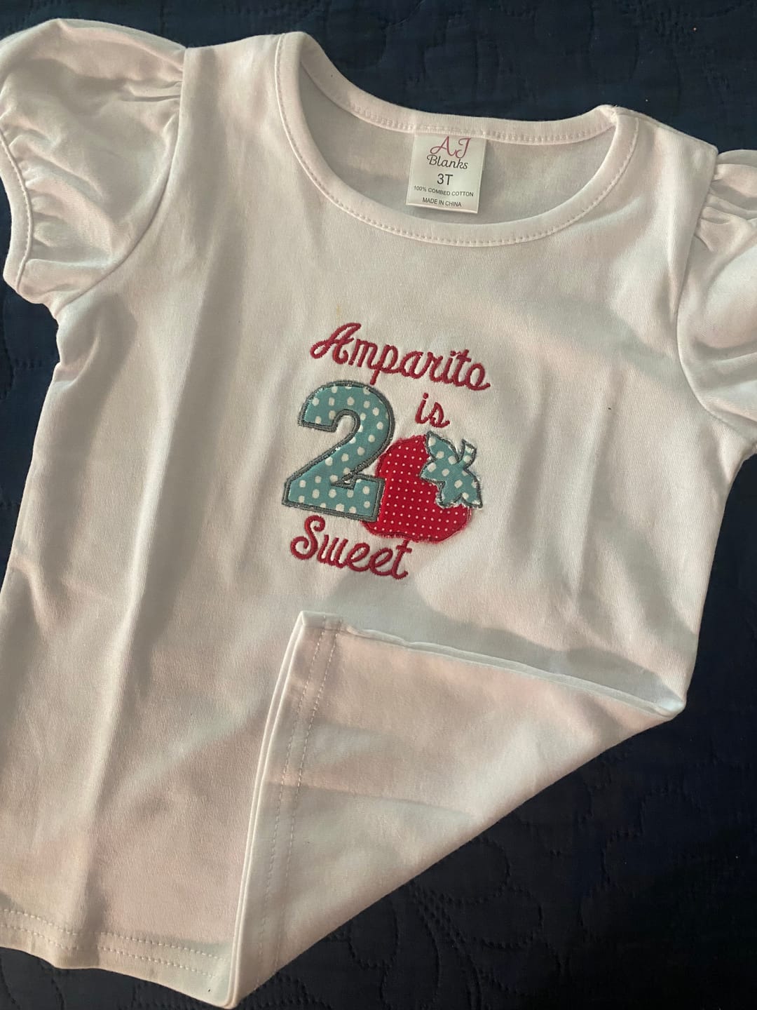 Customer photo review of Girl's Short Sleeve Shirts