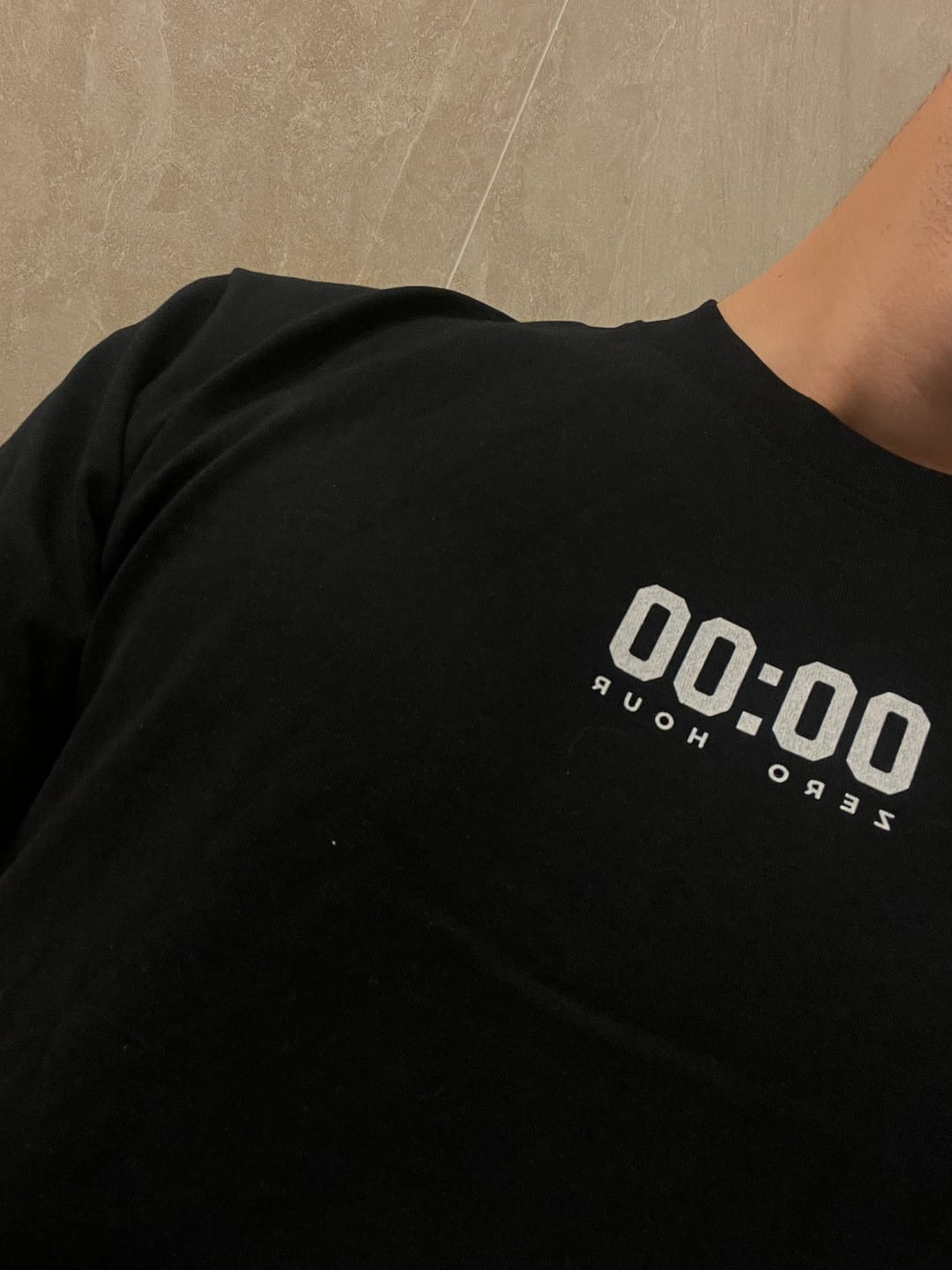 Customer photo review of Zero Hour T-Shirt