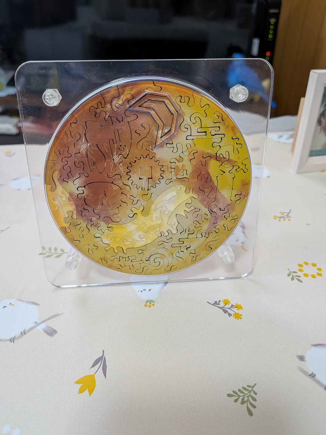 Customer photo review of 【６月入庫分予約】宇宙の破片 MOON 月と専用フレームセット