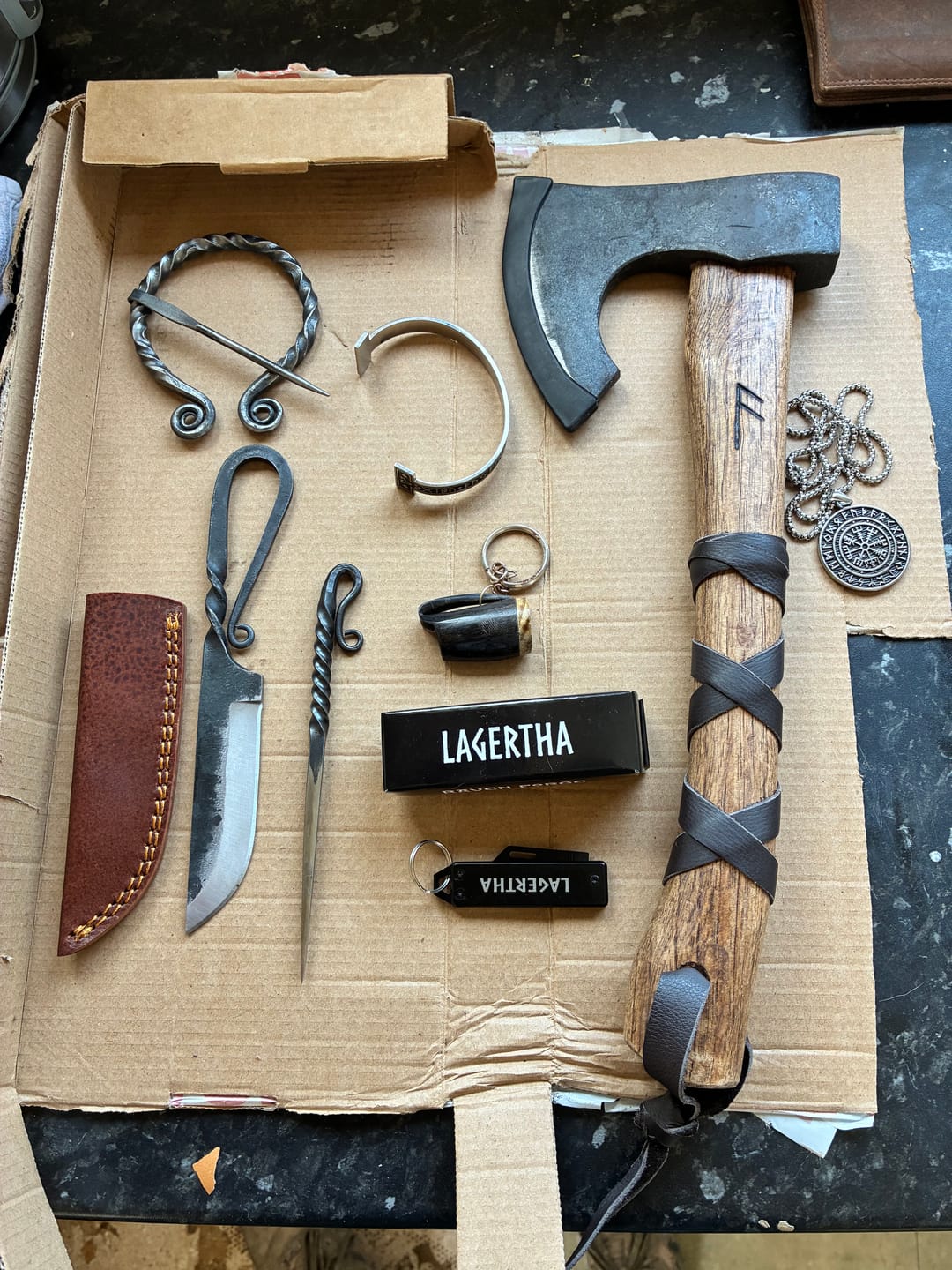 Customer photo review of Mystery Viking Box