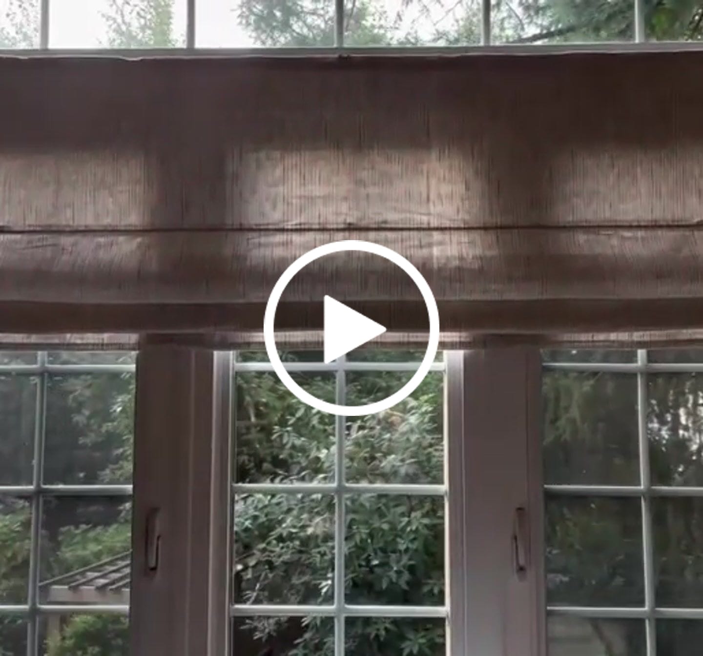 Customer video review of Smart Motorized Linen Roman Shades - 50% / 70% / 100% Blackout Terra