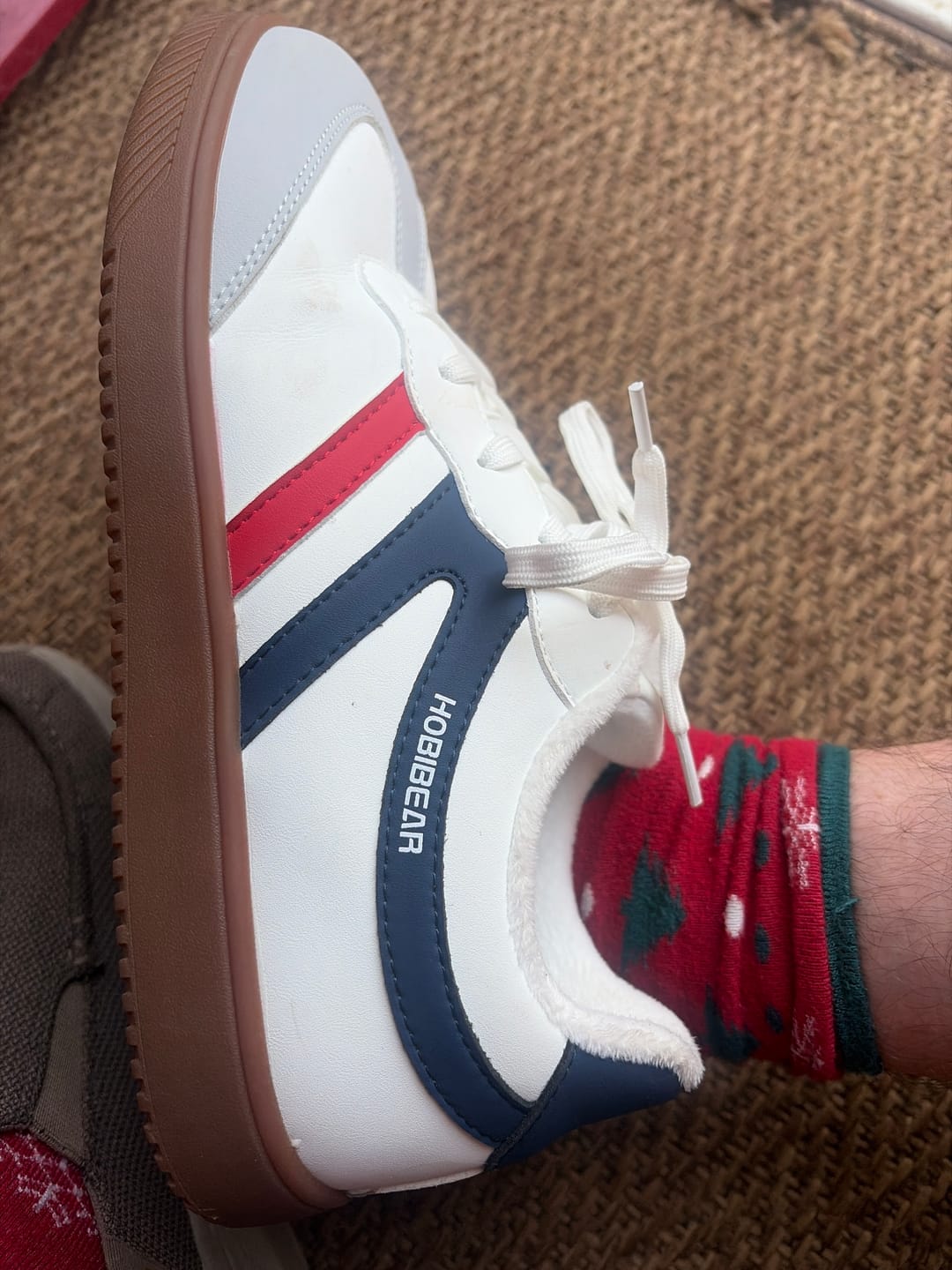 Customer photo review of Linden - Wide Toe Shoes