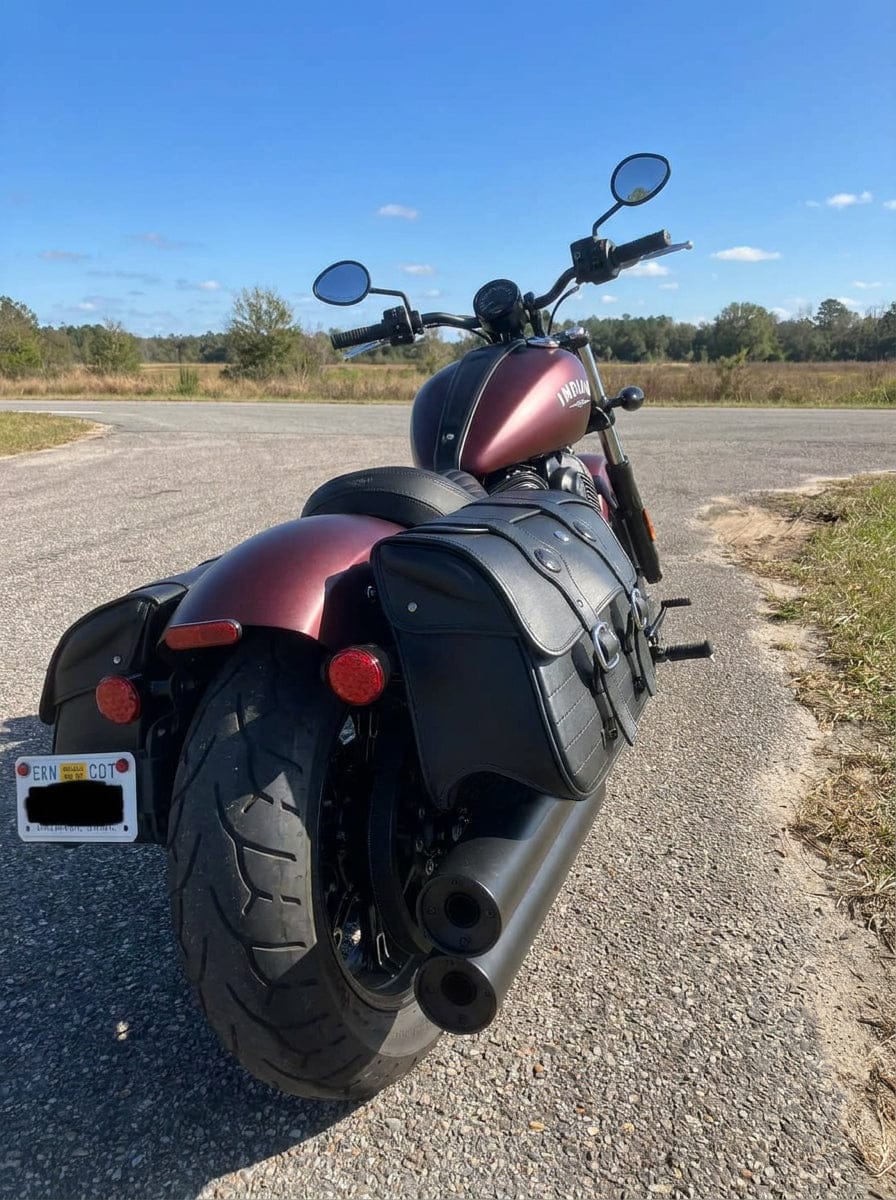 Customer photo review of 34L - ArrowHead Large Indian Chief Motorcycle Saddlebags