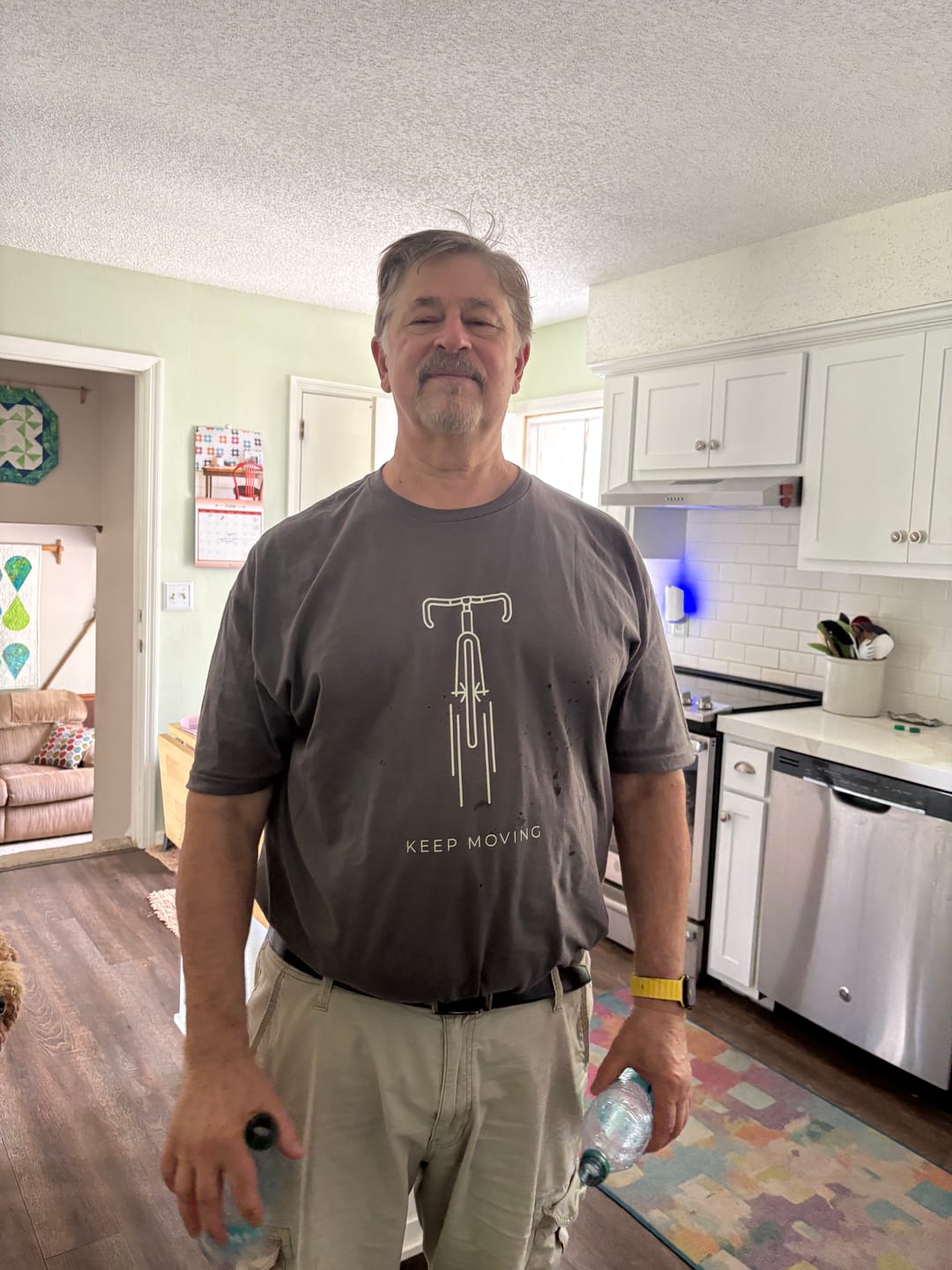 Customer photo review of Keep Moving T-Shirt
