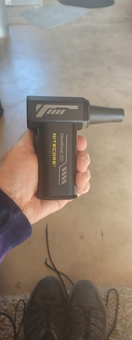 Customer photo review of CW20 - Handheld Turbo Fan (150km/h)