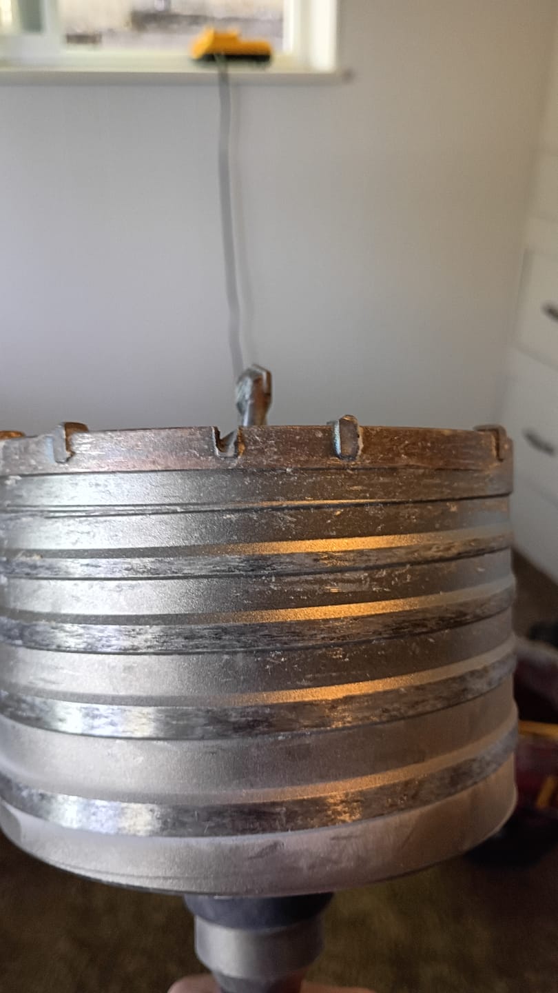 Customer photo review of Diablo DMAMXCC5060 5" x 7" x 12" SDS-Max Carbide Tipped Core Bit