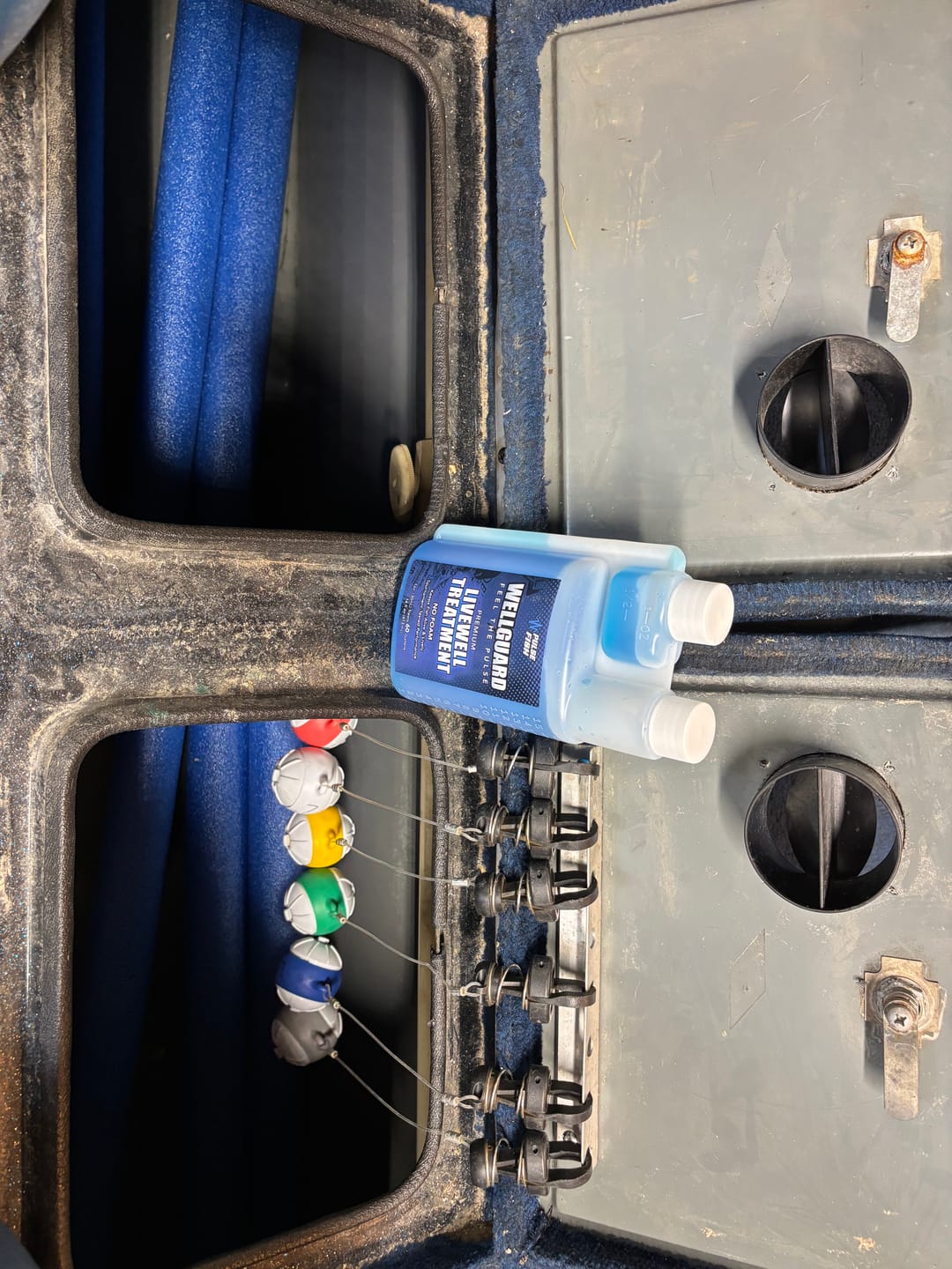 Customer photo review of 16 oz. WellGuard – Premium Livewell Treatment