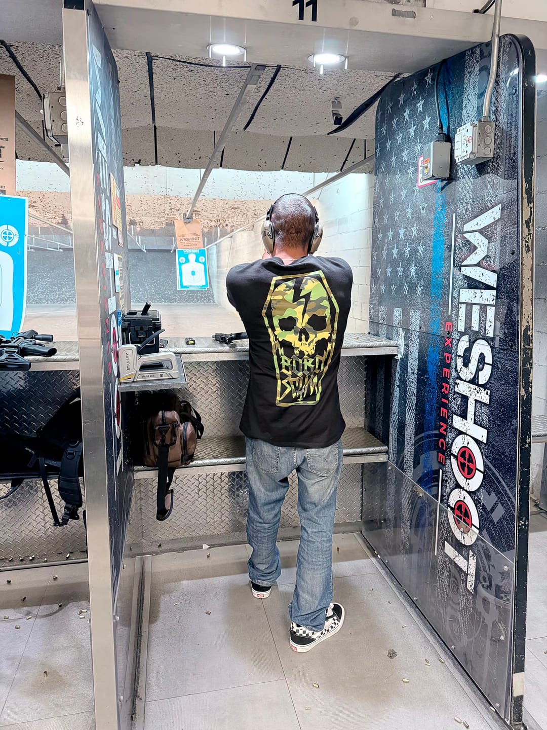 Customer photo review of SKULL COFFIN CAMO T-SHIRT