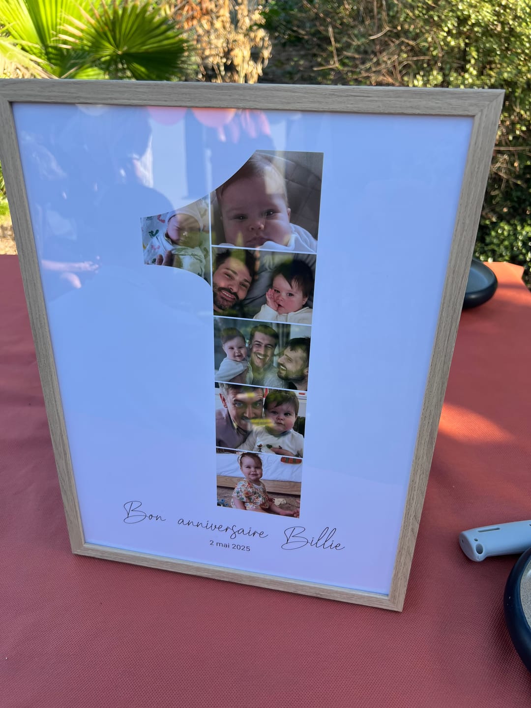 Customer photo review of Premier anniversaire - Affiche Personnalisée