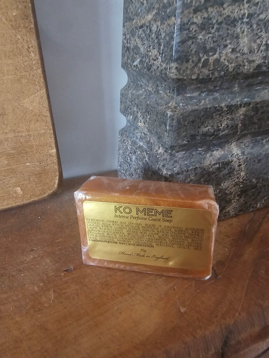 Customer photo review of Ko Meme Perfume Infused Soap Bar