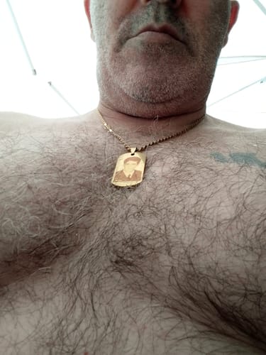 Customer photo review of Collana Memory Foto Incisa