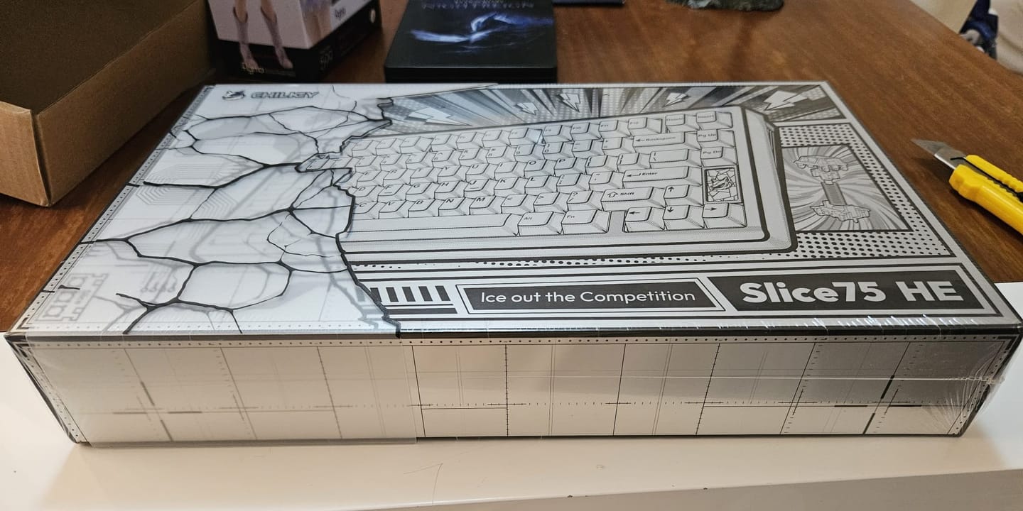 Customer photo review of Chilkey Slice75 HE Alüminyum Klavye (Manyetik Switch / HE)