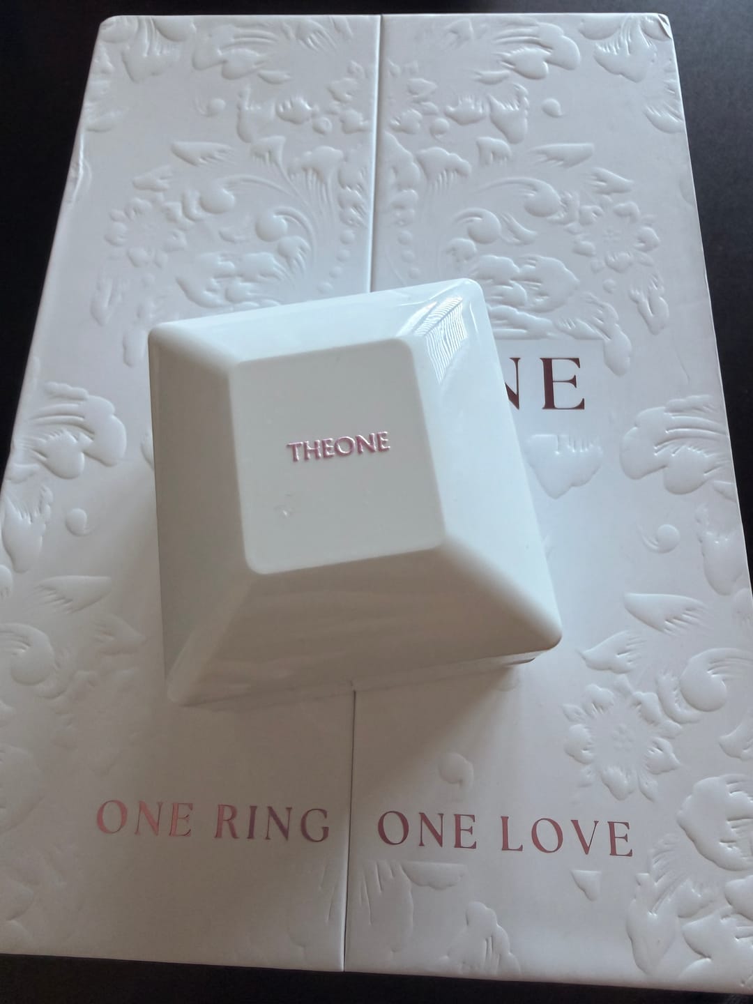 Customer photo review of Pink Marquise Promise