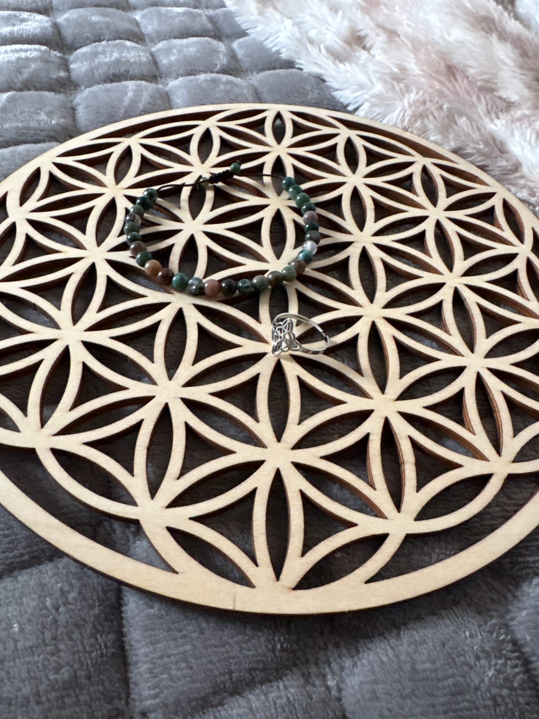Customer photo review of Fleur de Vie Harmonisante en Bois Naturel