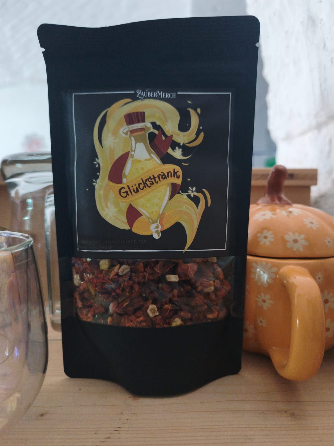 Customer photo review of Glückstrank – Zaubertrank Früchtetee Mango