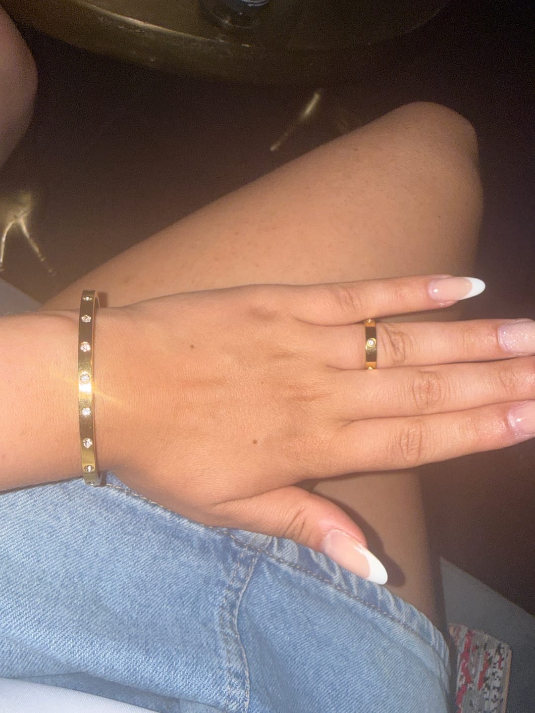 Customer photo review of Arianna Ring | 18K vergoldet