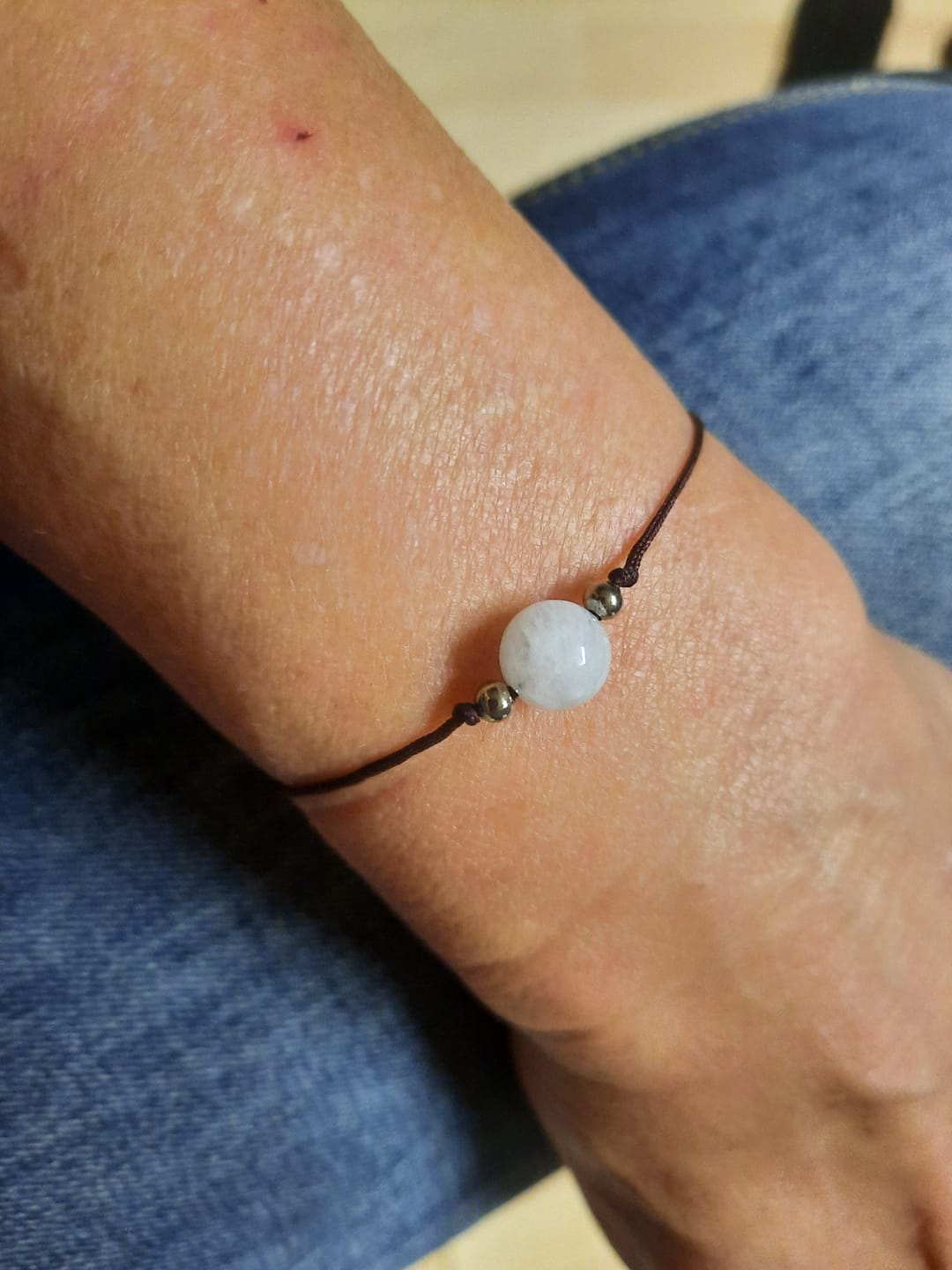 Customer photo review of Mondstein Armband - Naturband