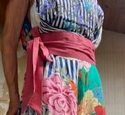 Customer photo review of Ceinture Anita  - popeline de coton fraisier India