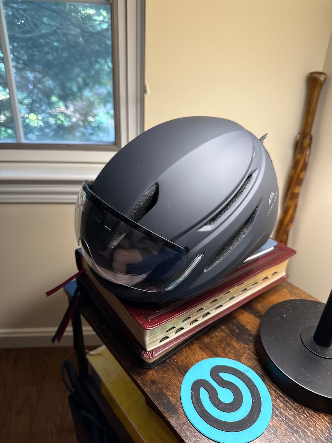 Customer photo review of Helmet Cover for Bike Helmets