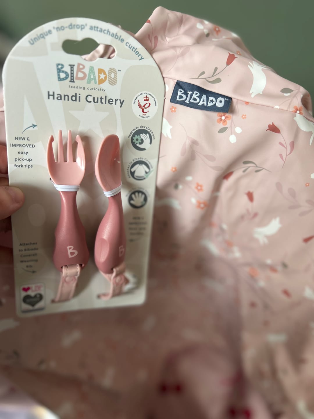 Customer photo review of NEW Attachable Weaning Cutlery
