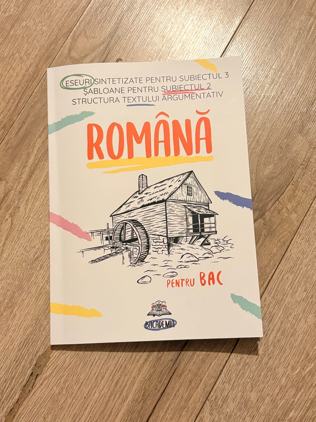 Customer photo review of Carte Română Bacalaureat Bacademia (temă și viziune, caracterizare, relație) - Ediția II