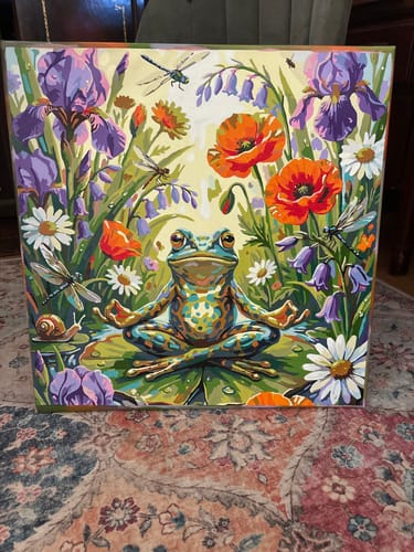 Customer photo review of Zen Frog Meditation Pond