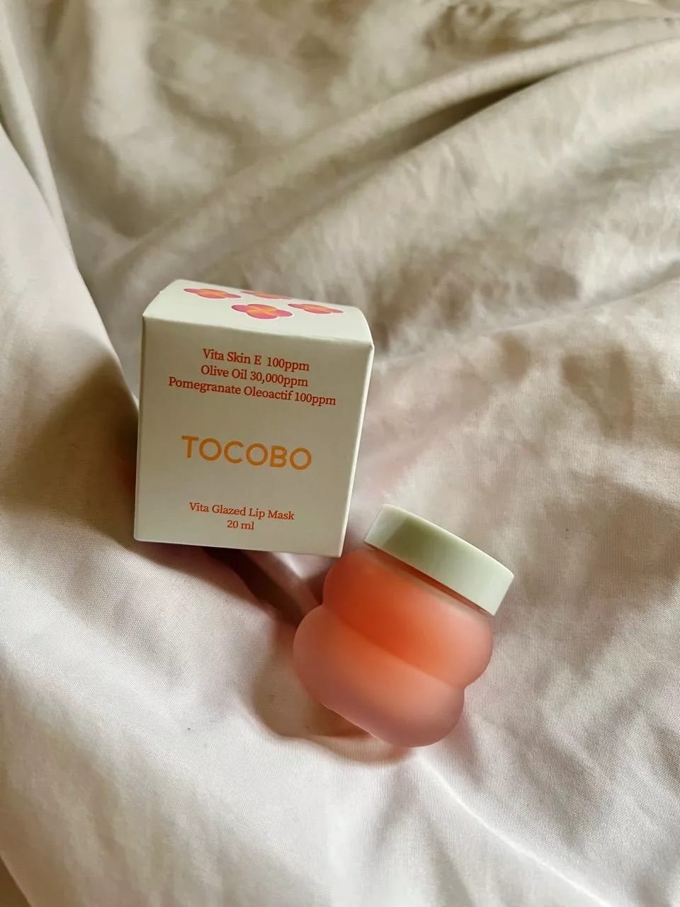 Customer photo review of Tocobo Vita Glazed Lip Mask