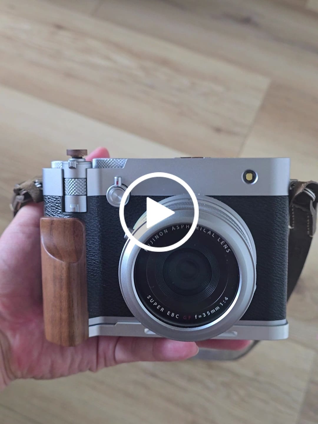 Customer video review of Fuji GFX100RF Grip Wood YW Design