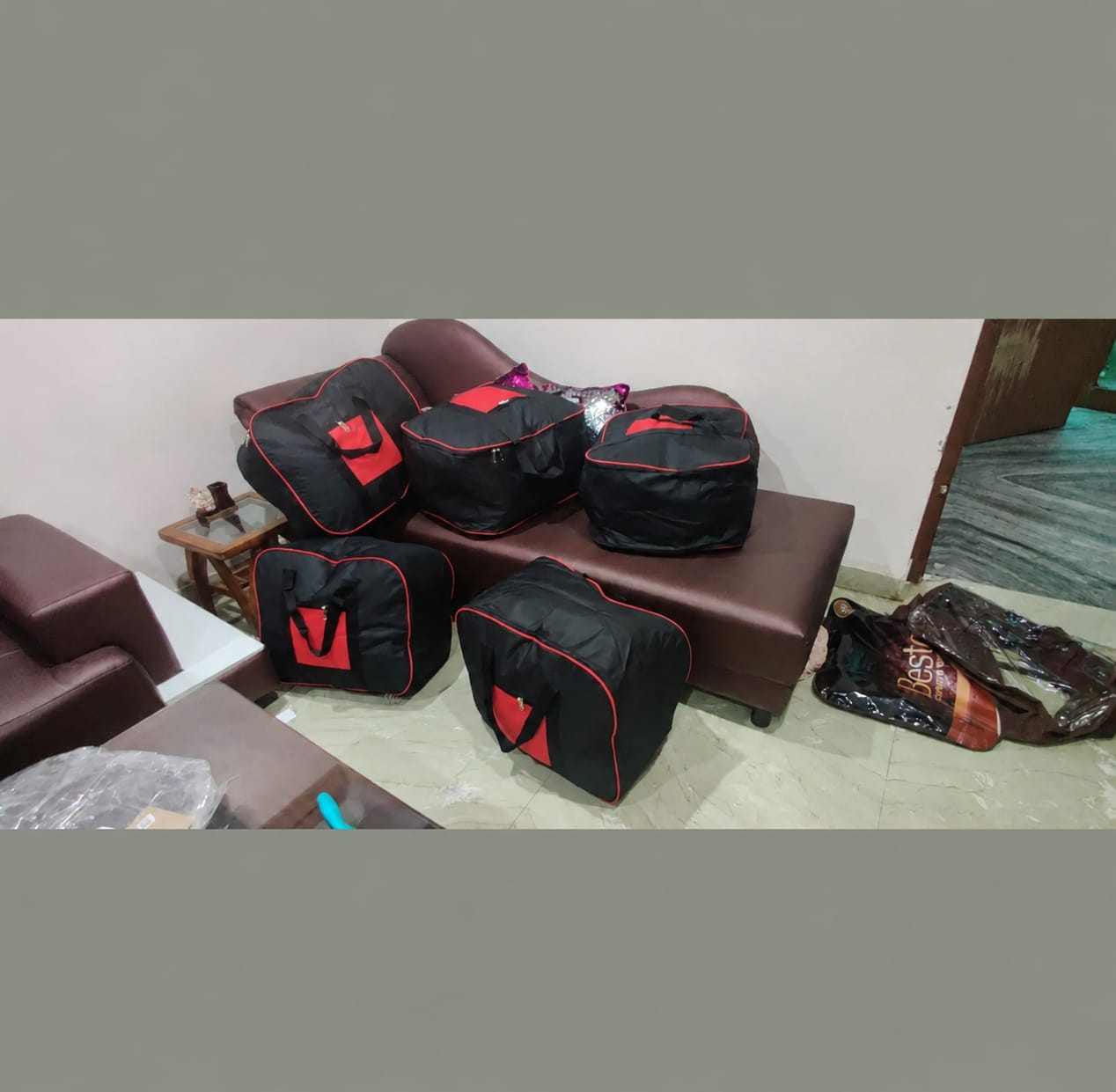 Customer photo review of Premium Nylon Underbed Storage Bag