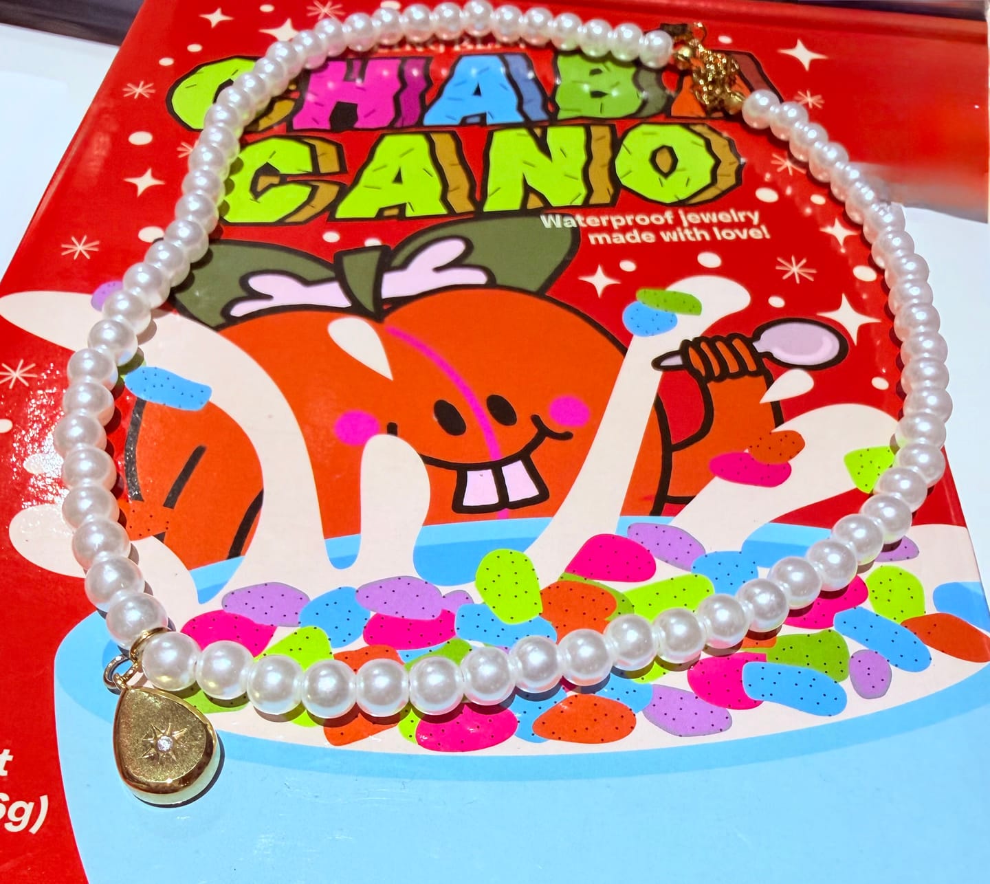 Customer photo review of Collar Pearl Stella