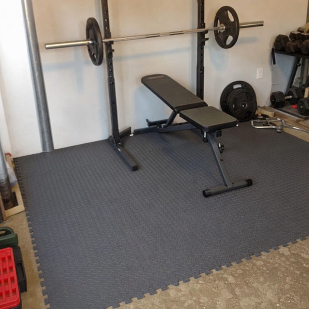 Customer photo review of Anti Fatigue Gym Mats UK | EVA Interlocking Tiles | 610mm