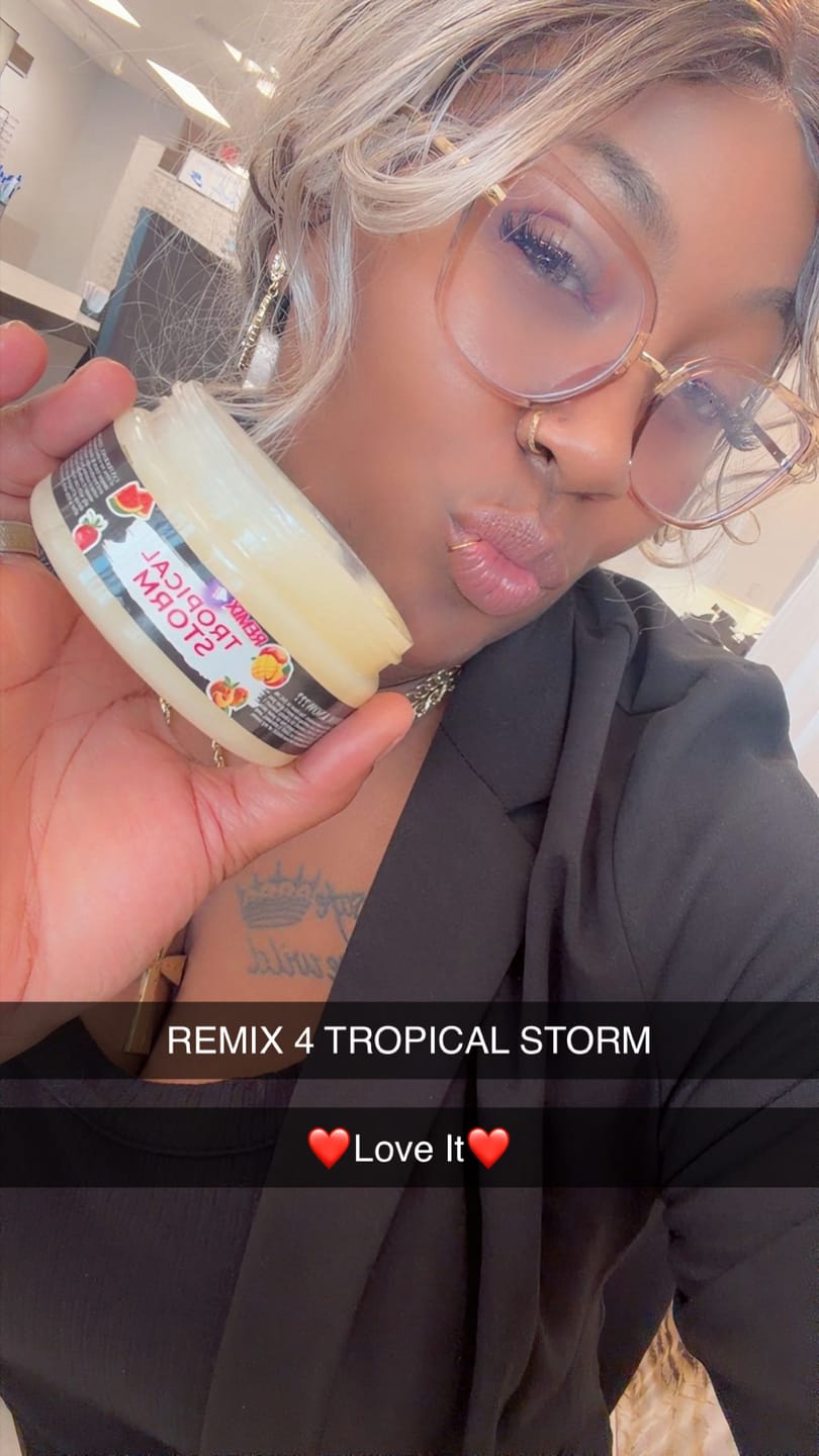 Customer photo review of (NEW) BODY GLAZE: REMIX 4 TROPICAL STORM