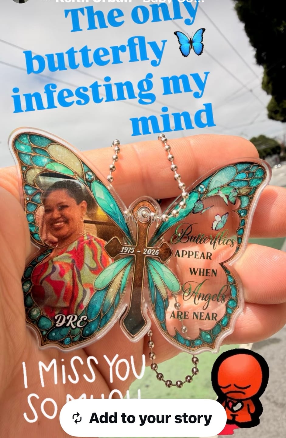 Customer photo review of Always With You - Personalized Car Plastic Hanging Ornament