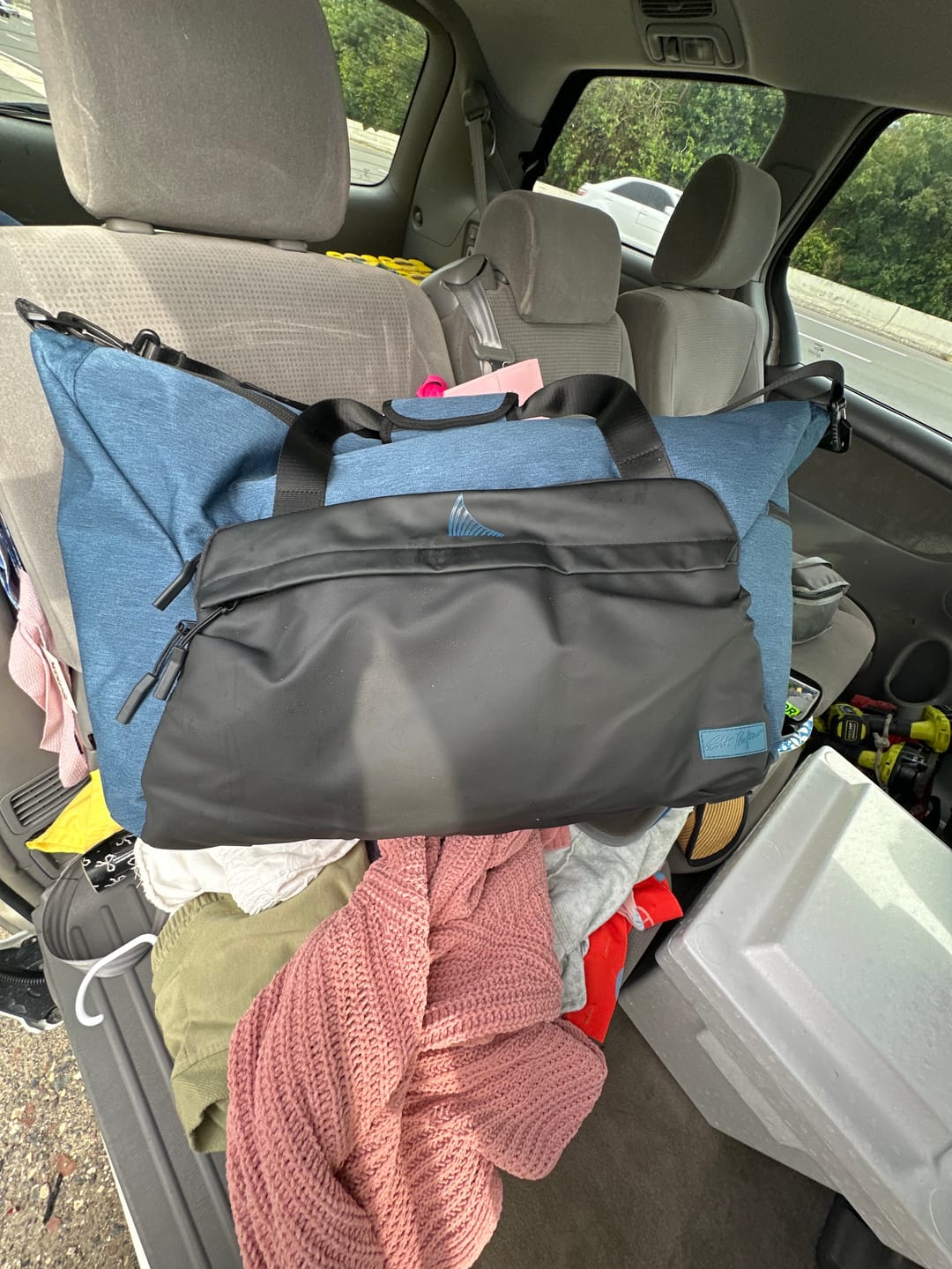 Customer photo review of THE SKYLINE (travel bag)